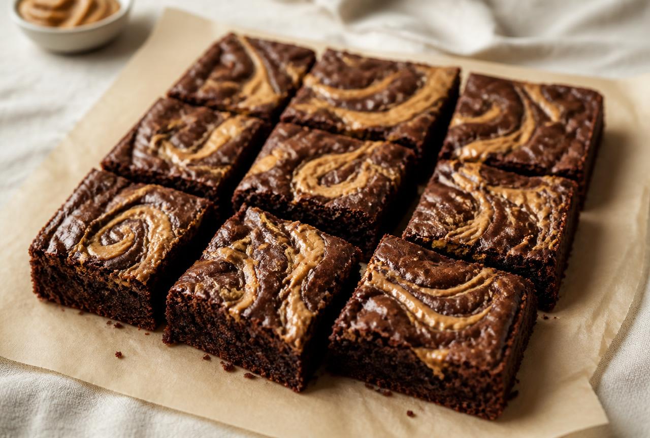 Brownie cacao e burro di arachidi