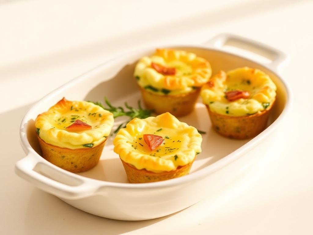 Frittatine muffin con zucchine e parmigiano