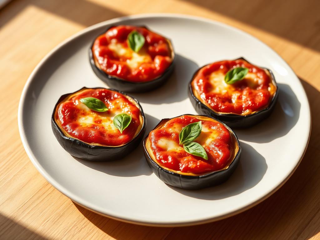 Mini pizzette di melanzane