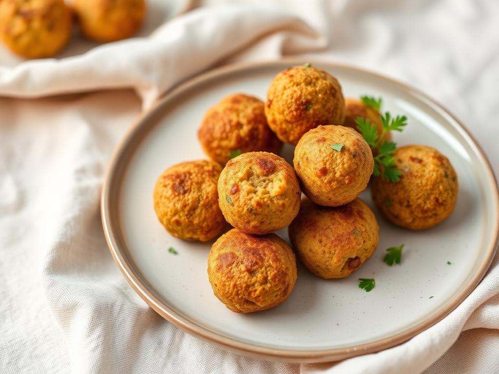 Falafel veloci in friggitrice ad aria