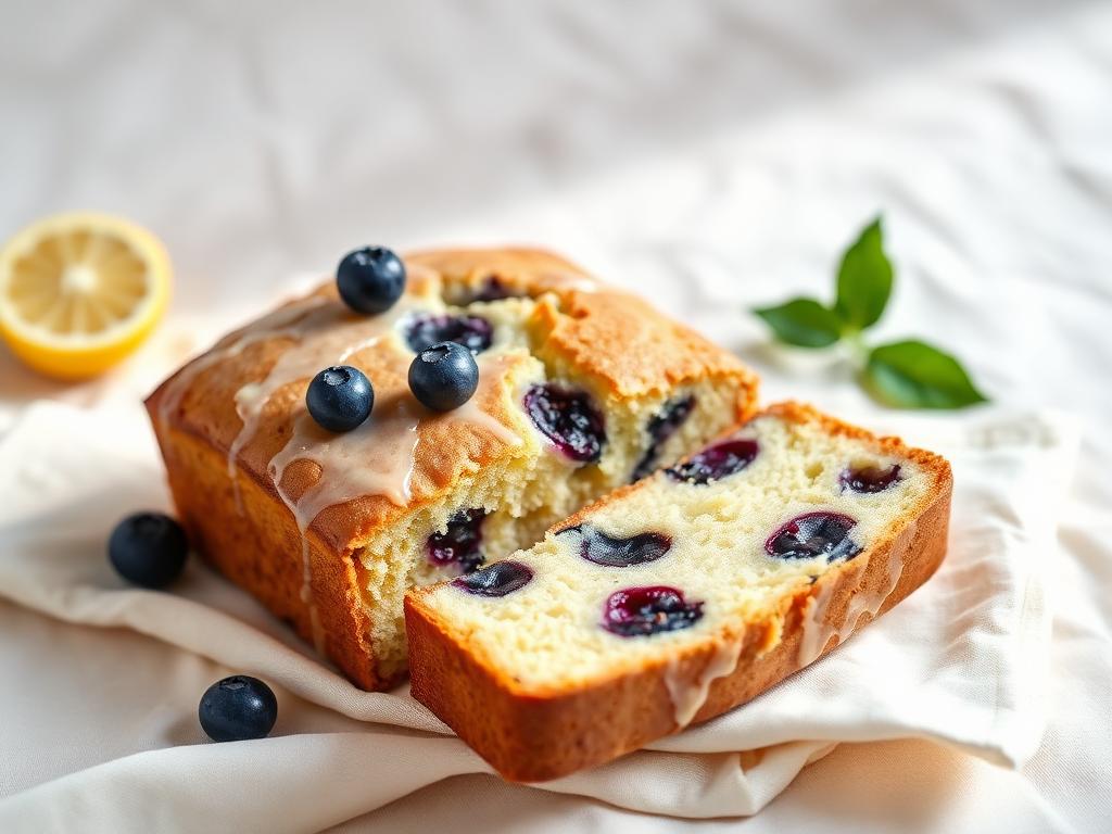 Plumcake monoporzione limone e mirtilli