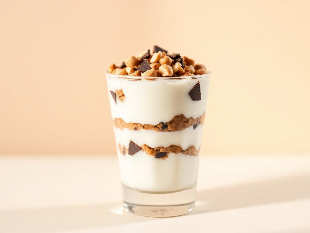 Coppa "Rocher" yogurt, nocciole e cioccolato